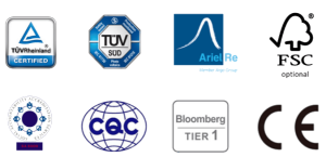 گواهینامههای پنلهای خورشیدی HT-SOLAR